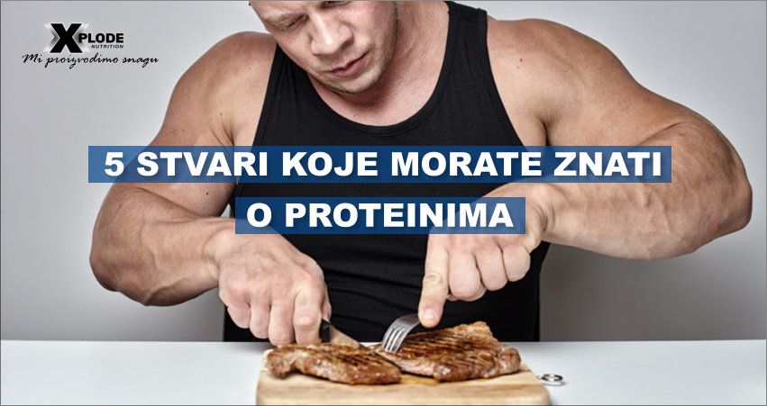 5 Stvari Koje Morate Znati O Proteinima | Xplode Nutrition | Ishrana