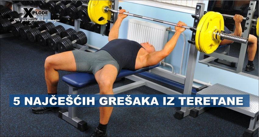 5 najčešćih grešaka iz teretane