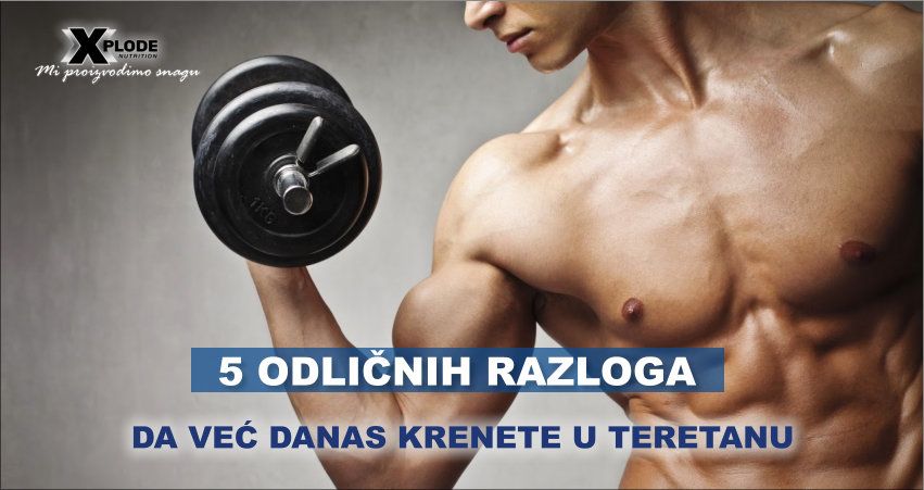 5 odličnih razloga da već danas krenete u teretanu