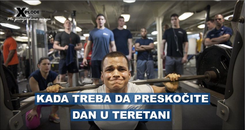 Kada treba da preskočite dan u teretani