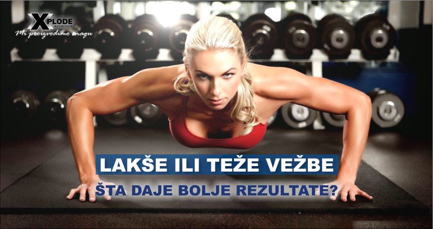 Lakše ili teže vežbe - šta daje bolje rezultate?