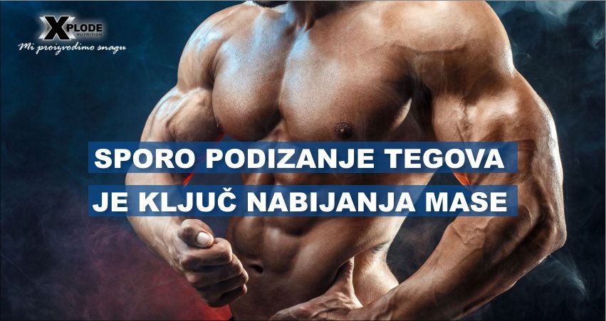 Sporo podizanje tegova je ključ nabijanja mase