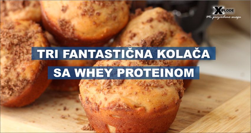 Tri fantastična kolača sa Whey proteinom