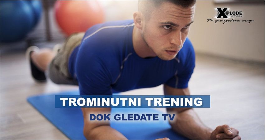 Trominutni trening dok gledate TV