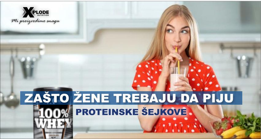 Zašto žene treba da piju proteinske šejkove?